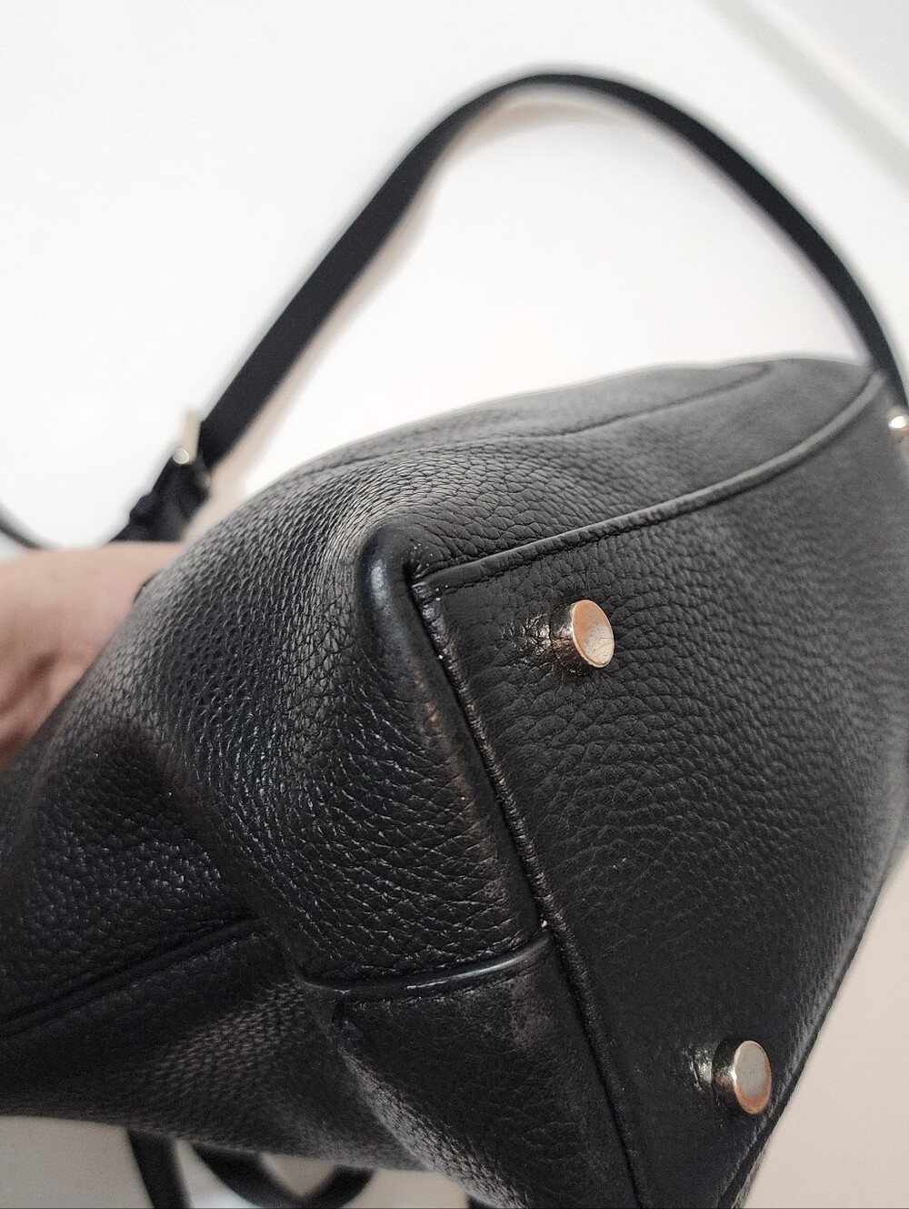 kate spade Black Leather Tote Shoulder Bag - Picture 5 of 7